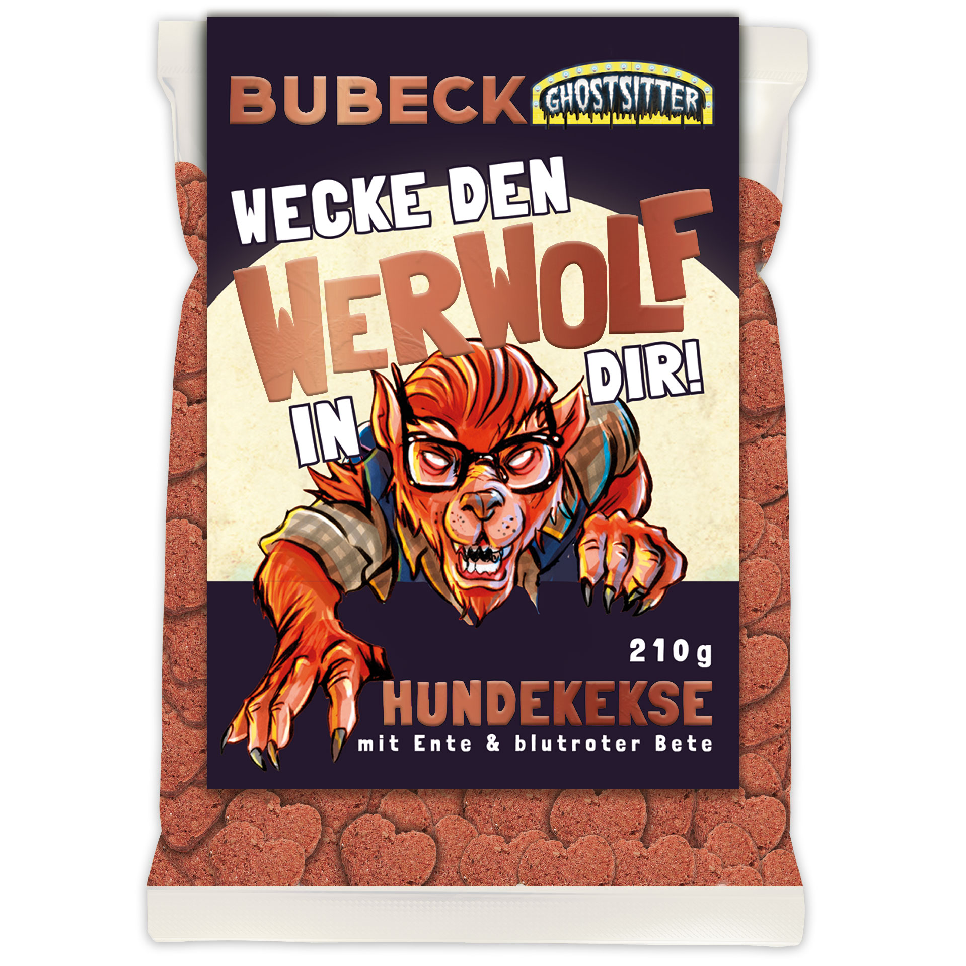 Bubeck Hundekuchenverpackung 210g Ghostsitter mit Tommy Krappweis