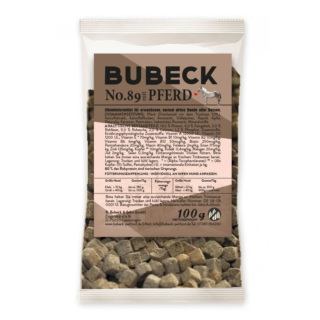 Pferd No. 89 100g | Trockenfutter