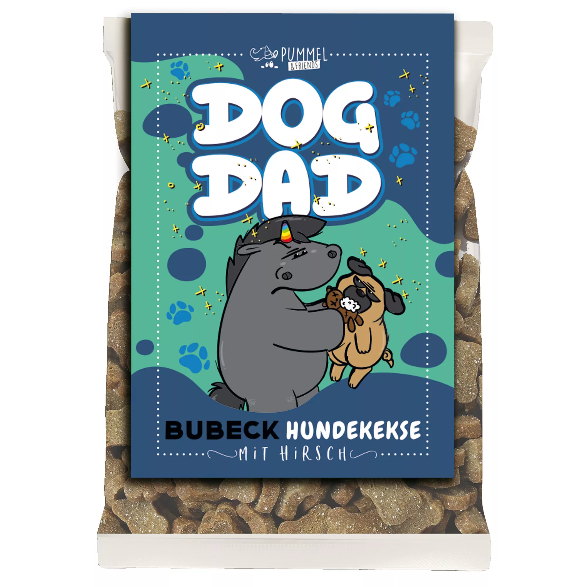 Pummel & Friends Dogdad 21 x 210g Display | getreidefreie Hundekekse