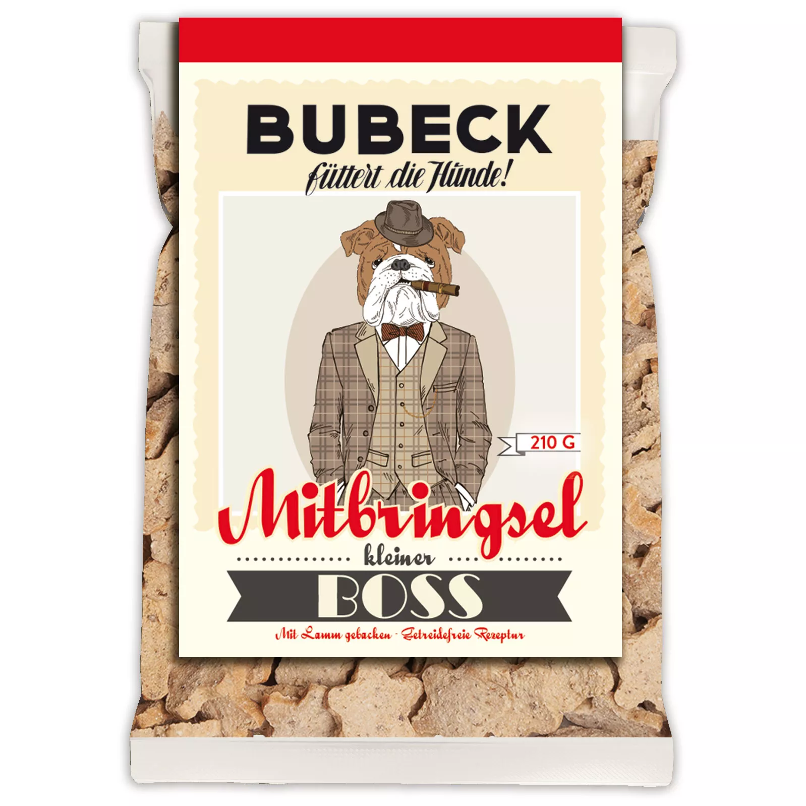 Mitbringsel Hipster Edition 21 x 210g Display | getreidefreie Hundekuchen