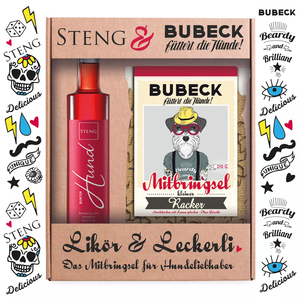 Bunter Hund  Stück | Likör & Leckerlie
