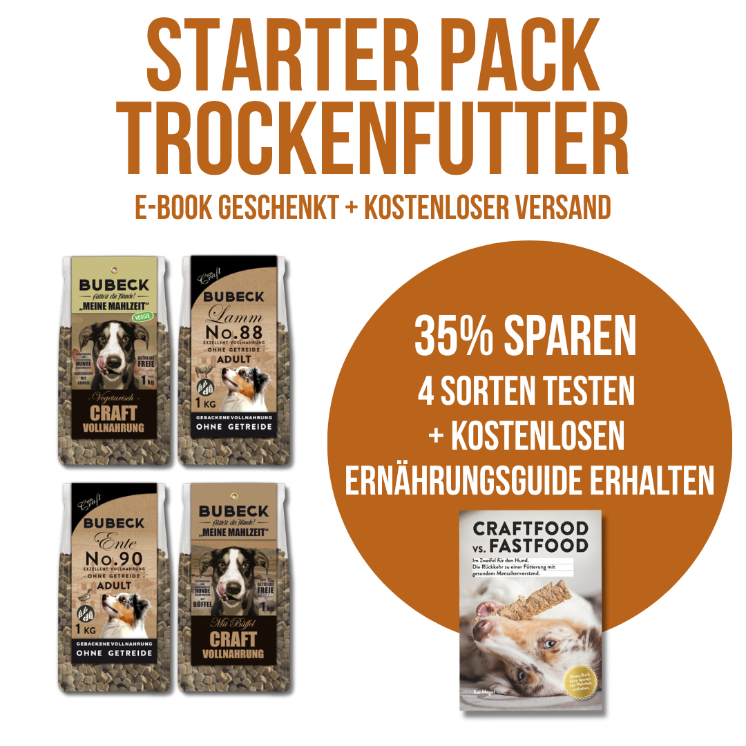 Starterpack Trockenfutter + eBook geschenkt