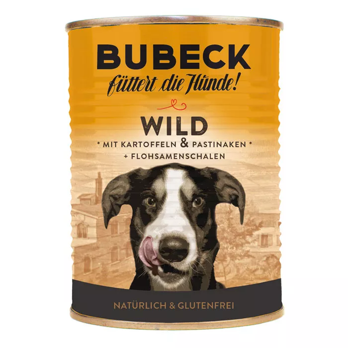 Wild mit Kartoffeln und Pastinaken 6 x 400g | getreidefreies Nassfutter