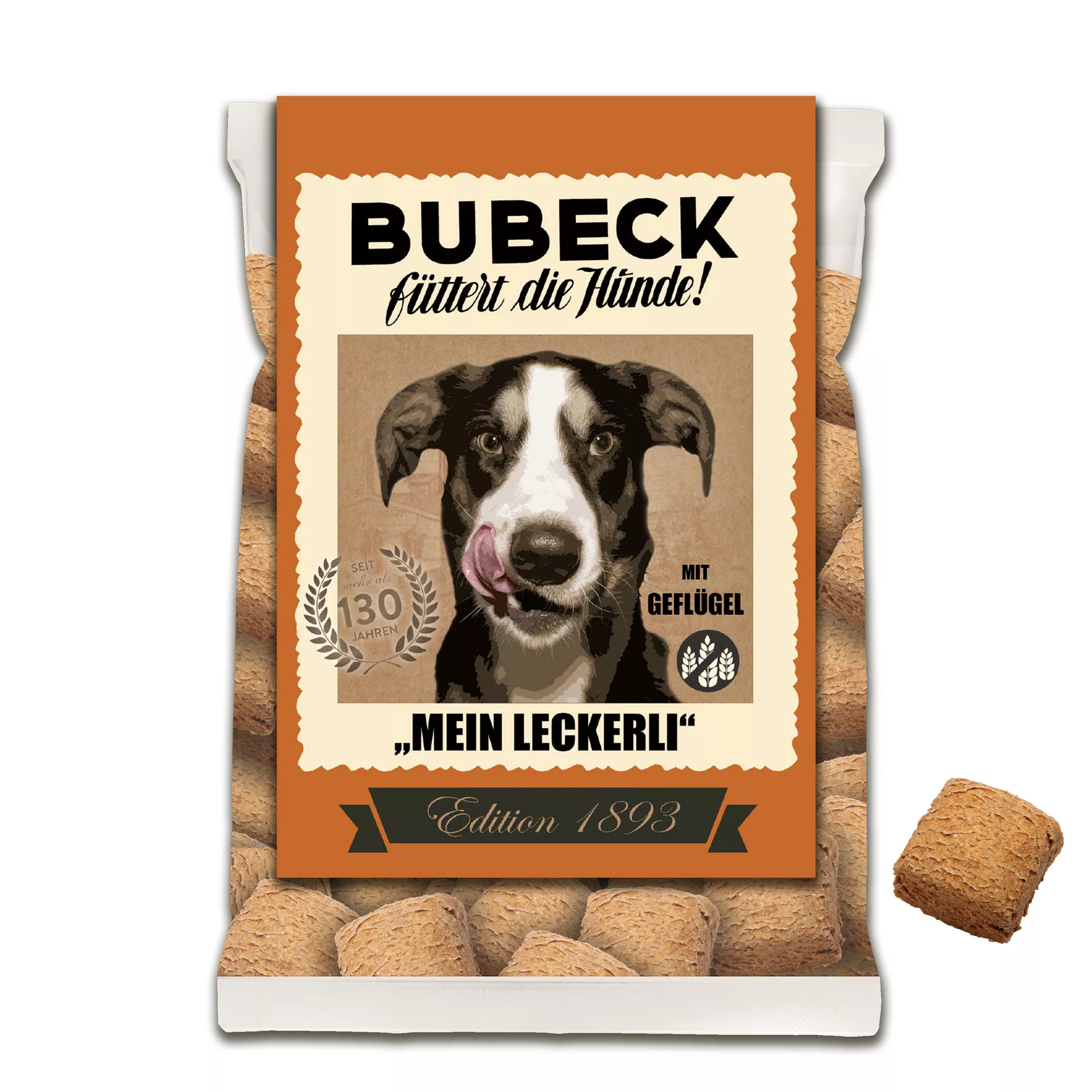 Edition 1893 Leckerli mit Geflügel 8 x 200g | getreidefreie Hundekuchen
