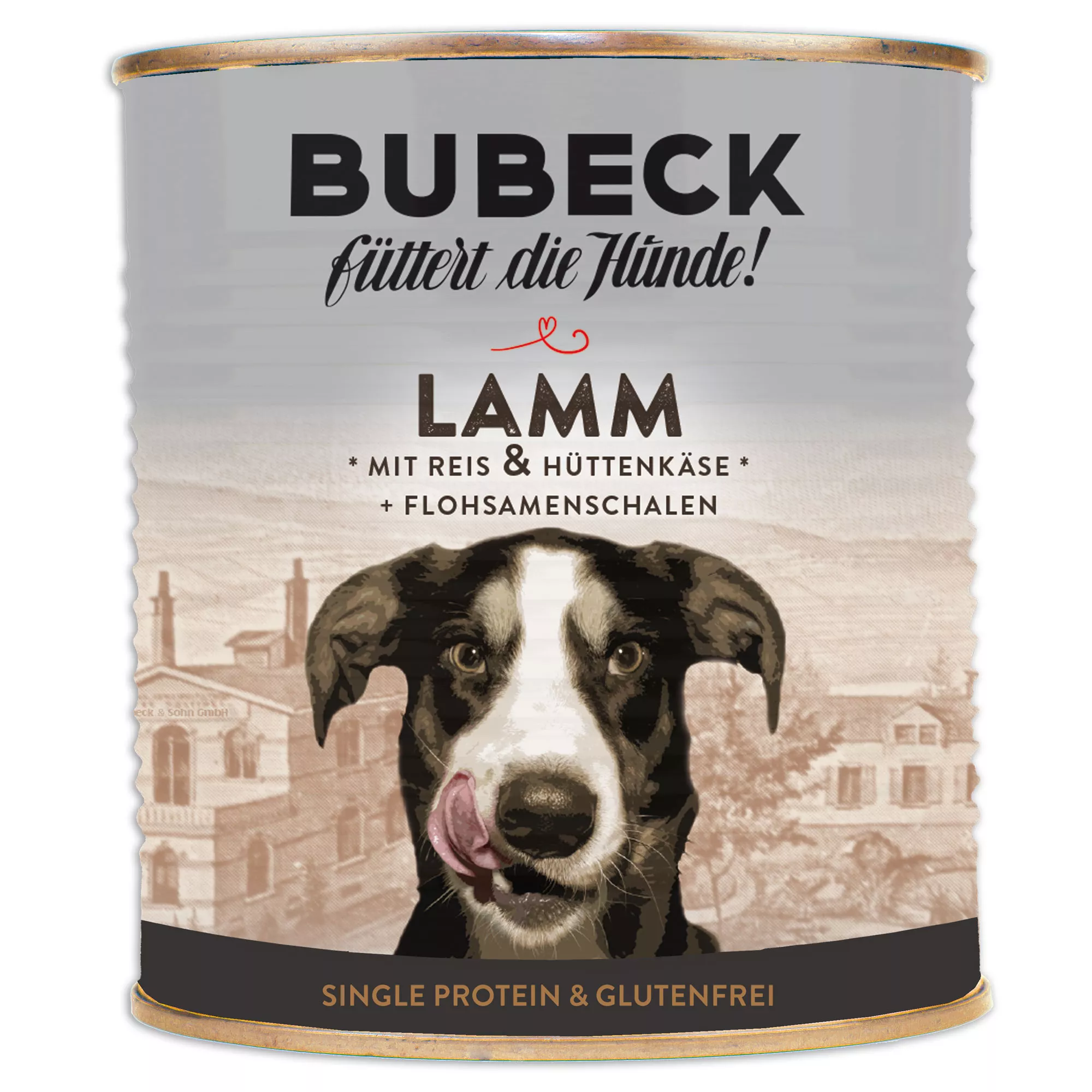 Lamm mit Reis und Hüttenkäse 6 x 800g | single Protein Nassfutter