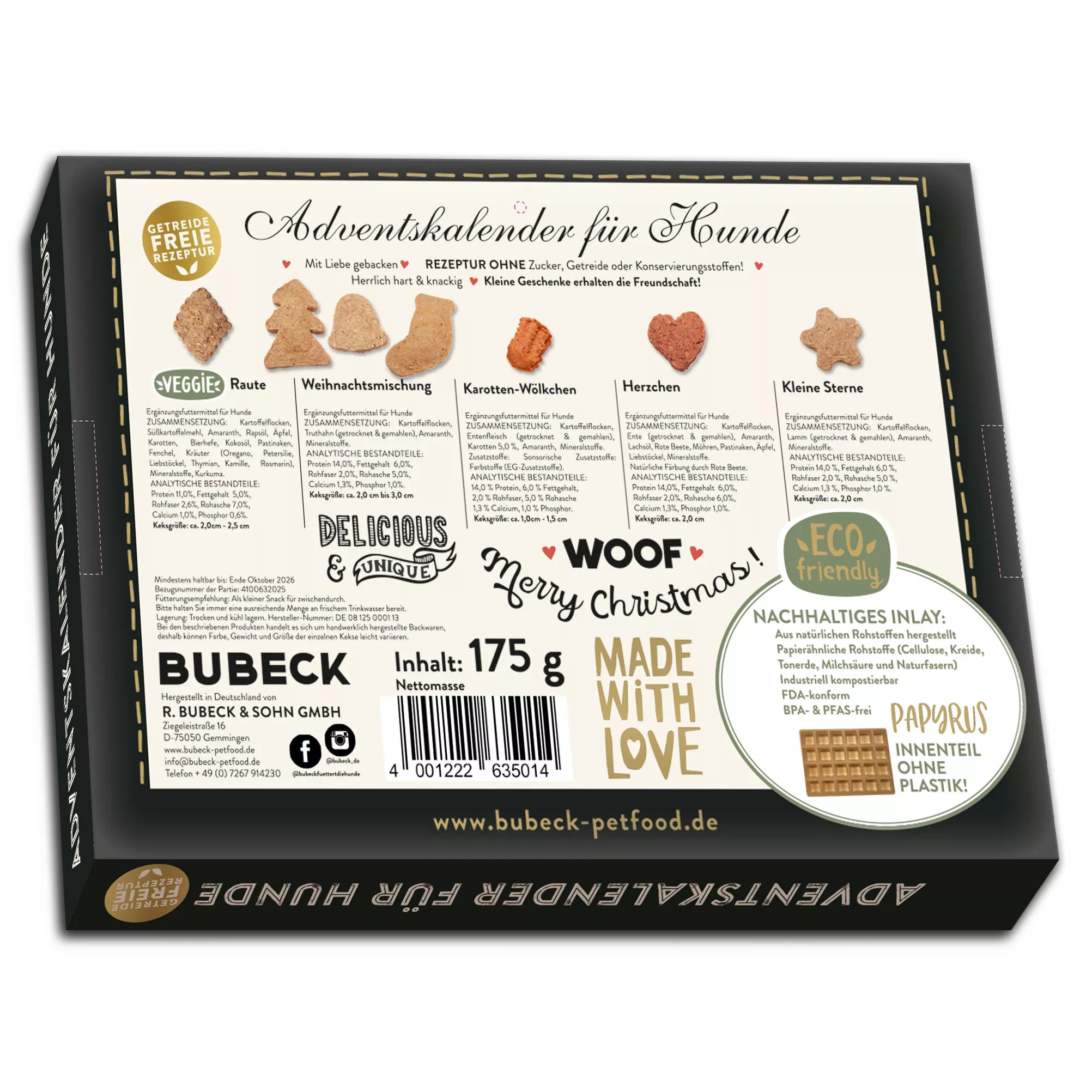 Adventskalender 2026 - HIPSTER Stück | Hundekuchen