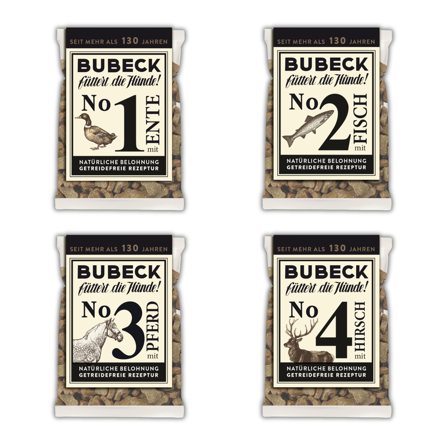 No. 1 - 4 Bundle Aktion Hundekekse Bubeck