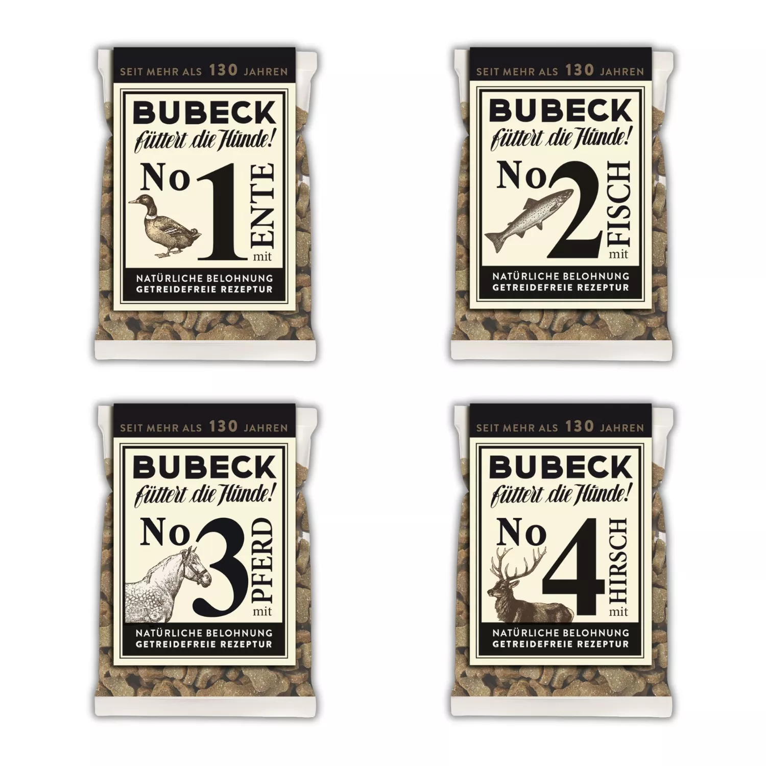 No. 1 - 4 Bundle Aktion Hundekekse Bubeck