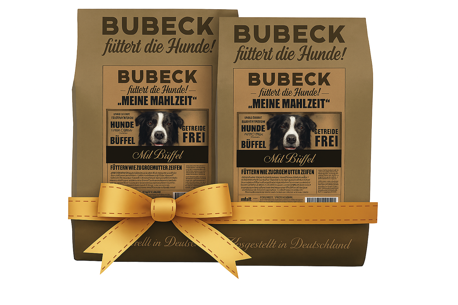 Bubeck - Vorteilspack - Trockenfutter - Meine Mahlzeit mit Büffel - getreidefrei - 2 x 12kg