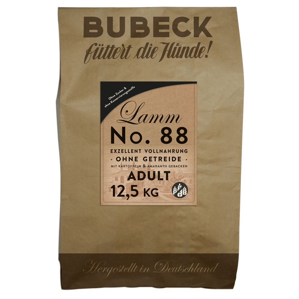 Vorteilspack - Trockenfutter - No. 88 Lammfleisch - getreidefrei - 2 x 12,5 Kg