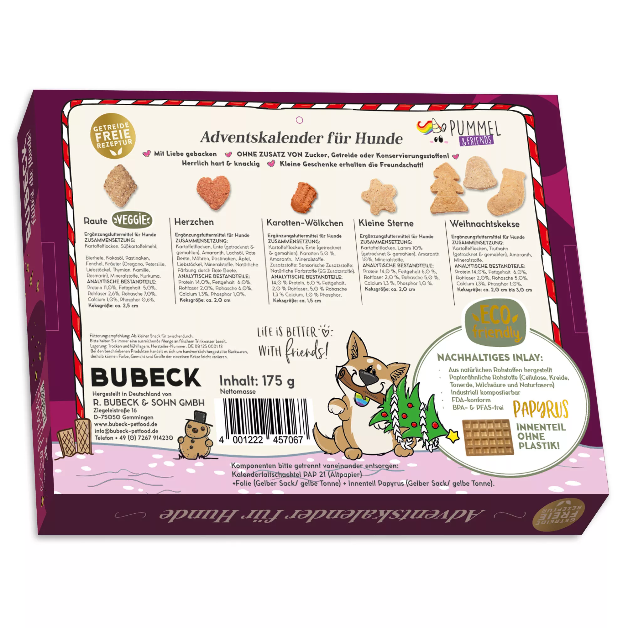 Adventskalender Pummeleinhorn 2026 | Stück | Hundekuchen
