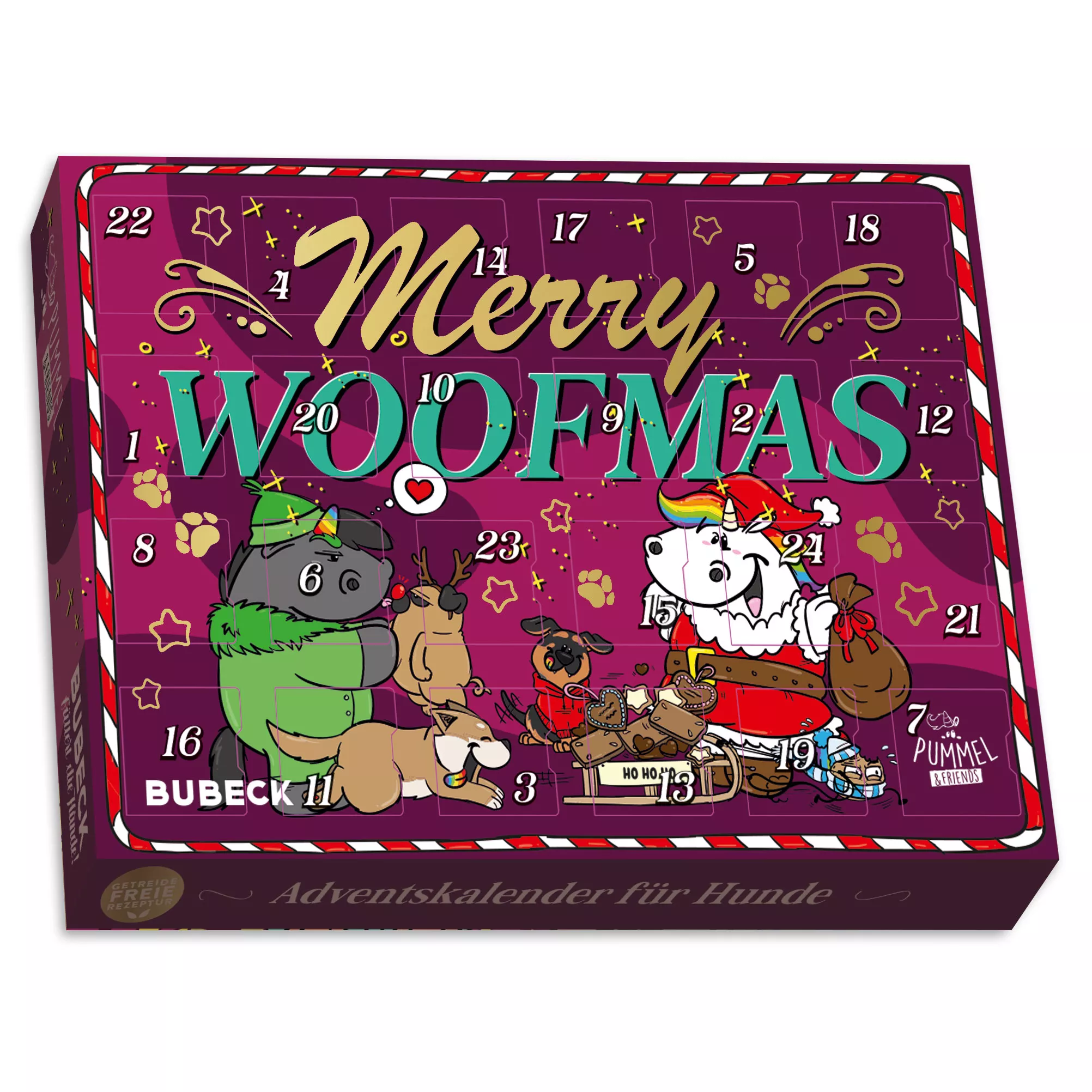 Adventskalender Pummeleinhorn 2026 | Stück | Hundekuchen