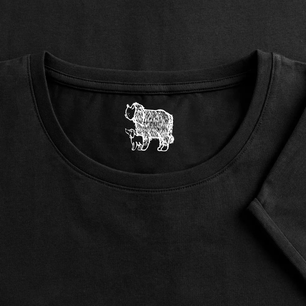 Frauen T-Shirt "Hungrig" mit gerollten Ärmeln