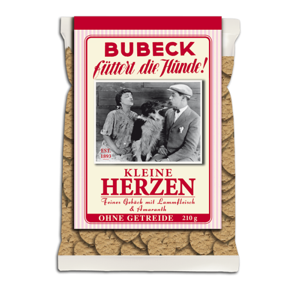 Bubeck - Hundekuchen - kleine Herzen - getreidefrei