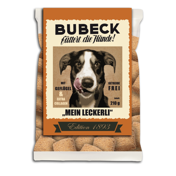 Bubeck - Hundekuchen - Edition 1893 Leckerli mit Geflügel - getreidefrei