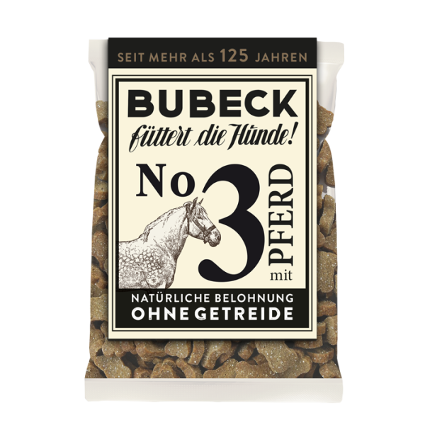 Bubeck - No. 3 mit Pferd - getreidefrei - Hundekuchen