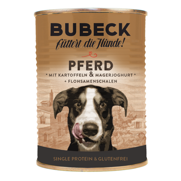 Bubeck - Nassfutter - Pferdefleisch mit Kartoffeln und Magerjoghurt